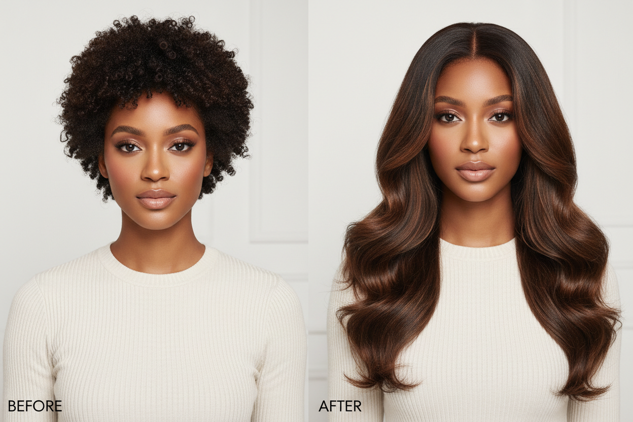 How to Blend Extensions with Short Hair Seamlessly