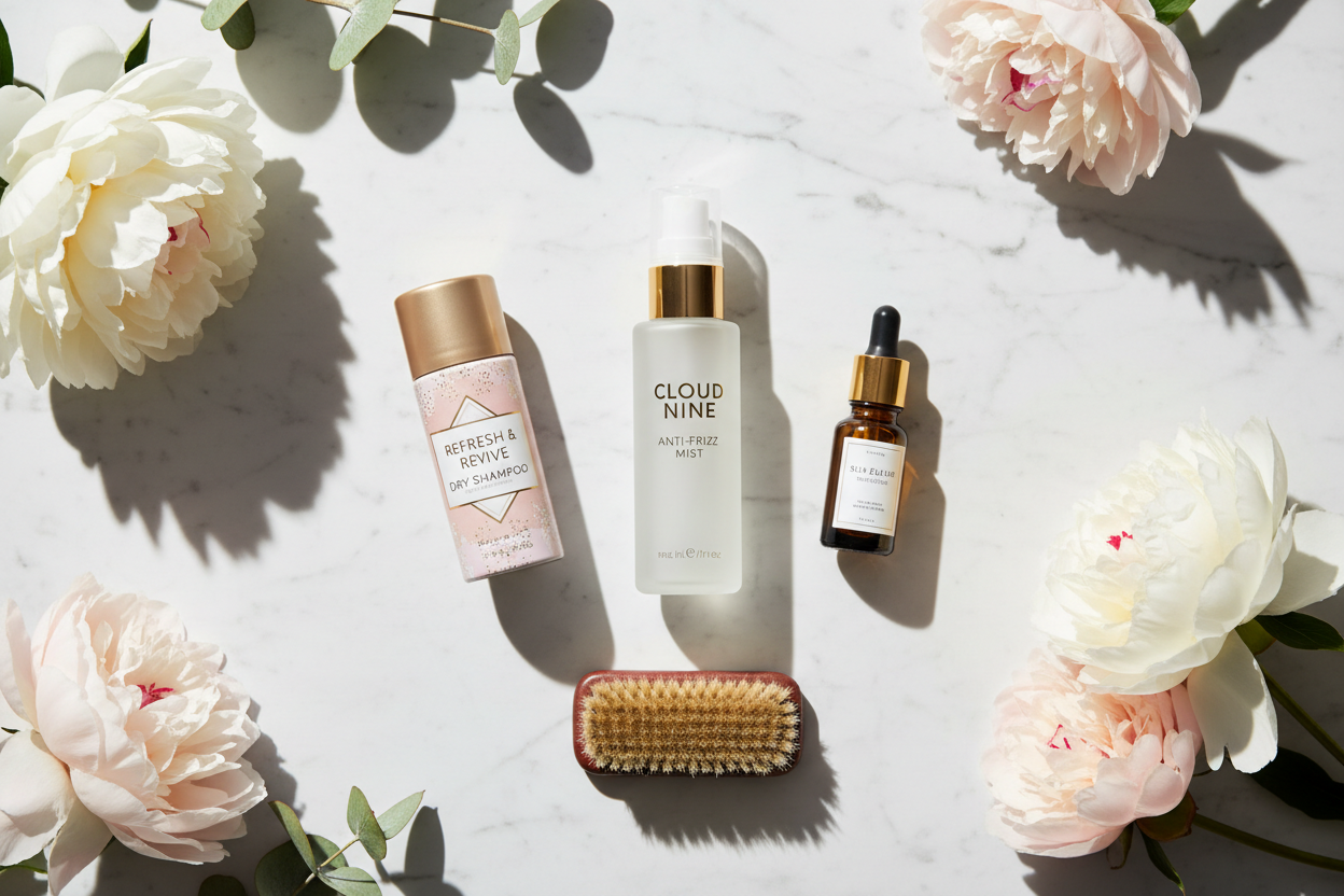 Midday Hair Fix Routine