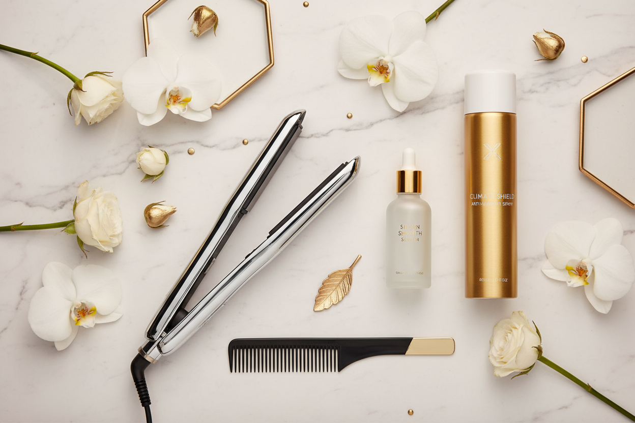Sleek Straight Hair Look That Lasts