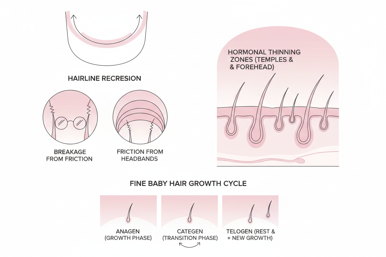 Why Your Hair Looks Thin Around the Face