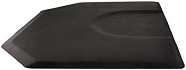 Buy-Rite 4 ft. x 5 ft. Anti Fatigue Super Soft Hexagonal Salon Mat or Barber Mat with Semi-Circular Indentation for Chair, Puncture Proof, 7/8” Width, SHP-SS4050X7/8