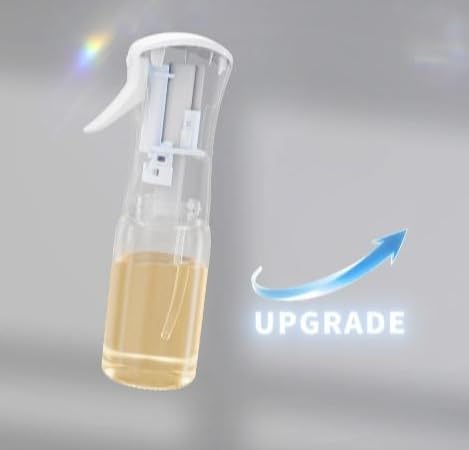Mistifi oil spray PET bottle 200ml Upgraded Version.Fine Mist Spray Bottle for Air Fryer, Olive Oil, Avocado Oil, Healthy Nonstick Frying, Commercial & Home Kitchen Use (PS600　1Pc)