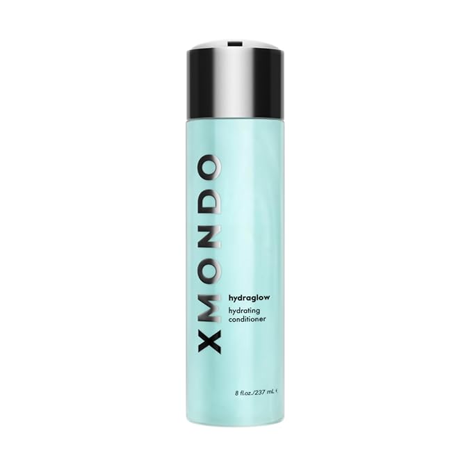 XMONDO Hair Hydraglow Hydrating Conditioner | Vegan Formula with Jojoba, Argan, and Moringa Oils to Lock In Moisture, Control Frizz, and Uncover Healthy Smooth Hair, 8 Fl Oz 1-Pack