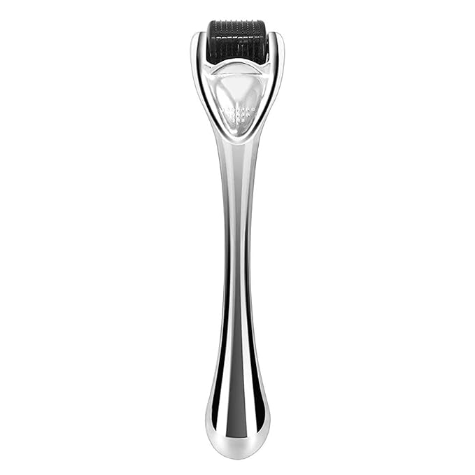 Professional Derma Roller Titanium Micro Needles Roller Skin Care Tools for Men and Women Microneedling Derma Roller for Home Use - Storage Case & Manual Included