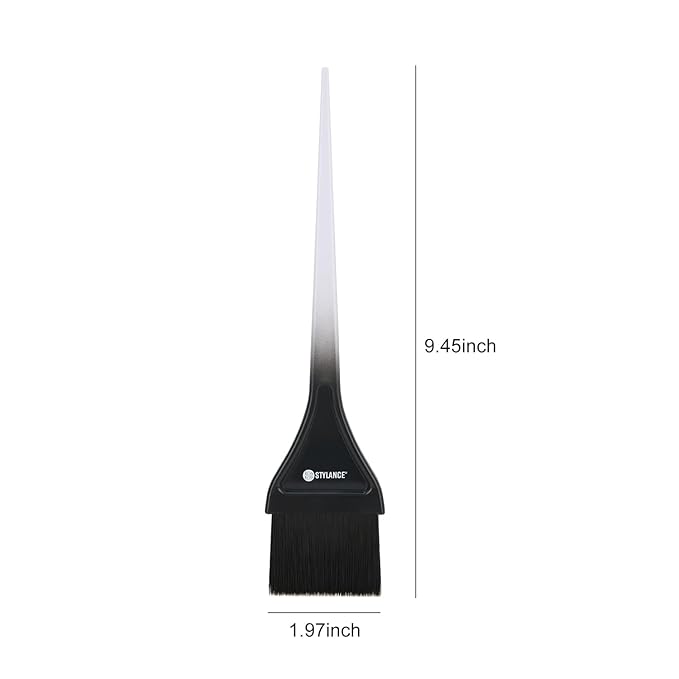 3 Pieces Hair Color Brush Kit, Balayage Tint Brush, Soft Deying Bristles for Salon & DIY Hair Coloring (Type B)