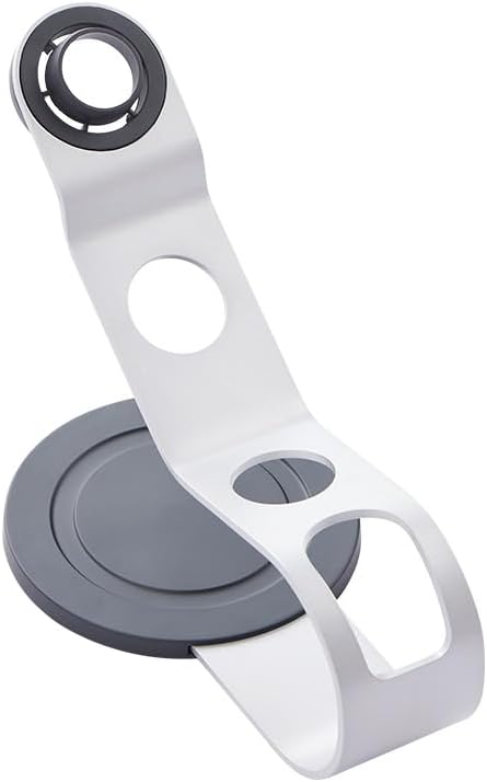Lomani Hair Dryer Storage Rack Hair Dryer Holder for Upgraded Stand Stores 5 Attachments HD03.08.12.15.16-Silver