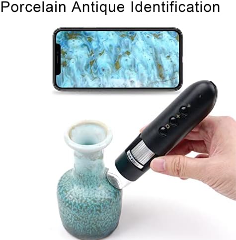 Connect 500X Scalp Detector for Hair Health, Skin Hair Diagnosis Analyzing High Definition Electronic Microscope Scalp Follicle Detector