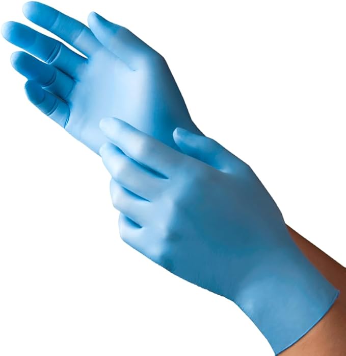 TRONEX XS - 2XL Nitrile Glove, Examination, Fingertip-Textured, Powder-Free, Blue