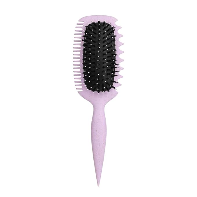 Candy Brush Curl Defining Hair Brush for Effortlessly Detangling Shaping and Styling Curls, Curl Brushes with EdgeLift for All Wet or Dry Hair Types for Women and Girl, Reduce Pulling and Frizzing