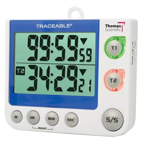 Thomas Scientific Traceable Flash LED Alert DualChnl Timer
