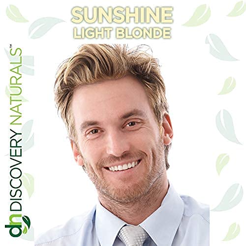 Blonde Henna Hair Color For All Kit | 100% All Natural Hair Dye & Beard Dye Powder (Sunshine Light Blonde) Organic, Herbal & Vegan Chemical & Cruelty Free Permanent Gray Coverage & Tinting