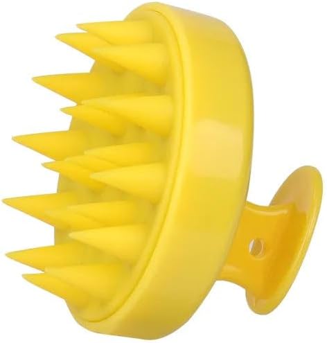 Silicone Scalp Massager for Hair Growth – Shampoo Brush for Shower, Dandruff & Dry Scalp Relief – Soft Silicone Hair Scrubber Lake-Blue
