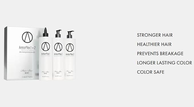 Armor Plex Restructuring Treatment Kit (Set of 3) - Instantly Protect and Repair Hair From Bleaching, Coloring, Perm and Relaxer Application (For All Hair Types) Made in Italy - 16.9oz / 500ml…
