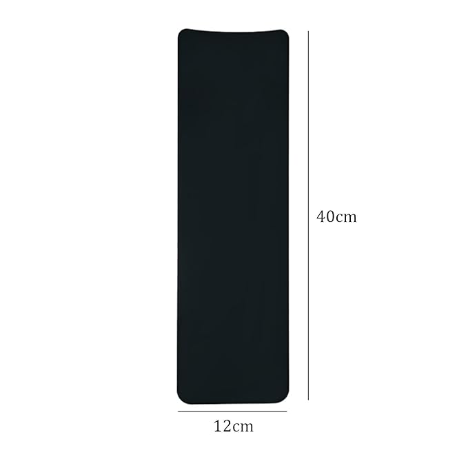 Generic Acrylic Hair Dyeing Board, Highlighting Board, Balayage Board,Hair Dye Sectioning Board for Barber, Shop, DIY, Black, 40x12cm