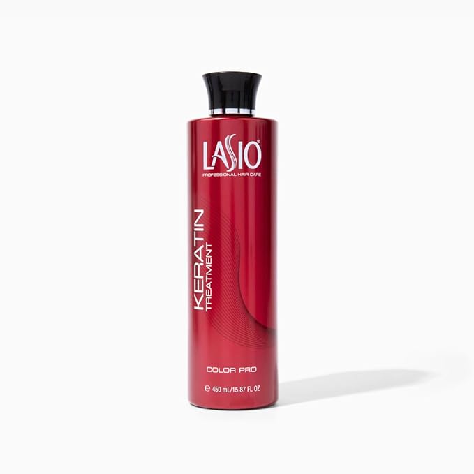 LASIO- Keratin Treatment Color Pro Formula- Borage Oil & Vitaplex- UV and Color Protectant- Frizz-Free Restores Moisture -Enhance Beauty Ultimate Protection-15.87oz & 35.27oz
