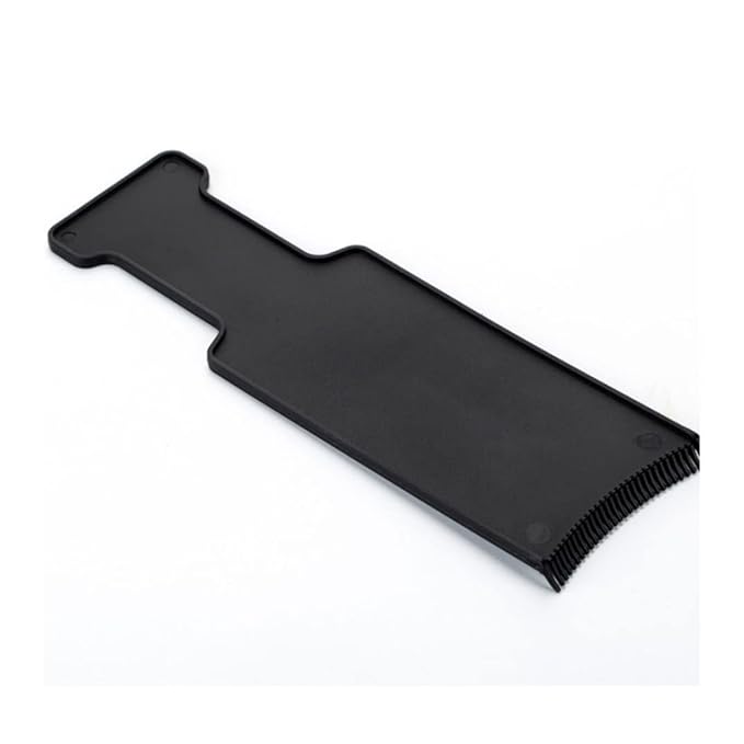 Hair Sectioning Board Dyeing Board Comb Hair Coloring Kit Barber Flat Top Paddle Comb Hairdressing Tools Black (L).