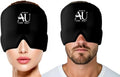 Migraine Relief Cap Ice Headache Hat – Hot & Cold Gel Therapy for Migraines, Tension & Sinus Pressure – 360° Cooling & Heating Headache Ice Pack for Men & Women (Black)