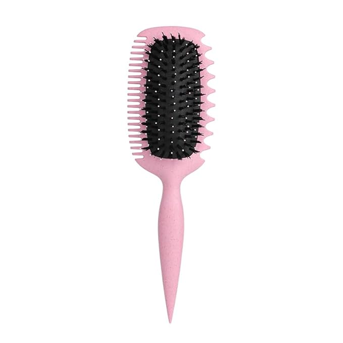 Candy Brush Curl Defining Hair Brush for Effortlessly Detangling Shaping and Styling Curls, Curl Brushes with EdgeLift for All Wet or Dry Hair Types for Women and Girl, Reduce Pulling and Frizzing