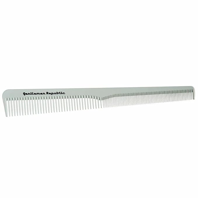 Gentlemen Republic Taper Comb for Fades, Blending and Men Hair Cuts – Soft Round Tips, Soft Touch, Strong Teeth with Strong Body – Made for Barbers, at-home Grooming and Styling