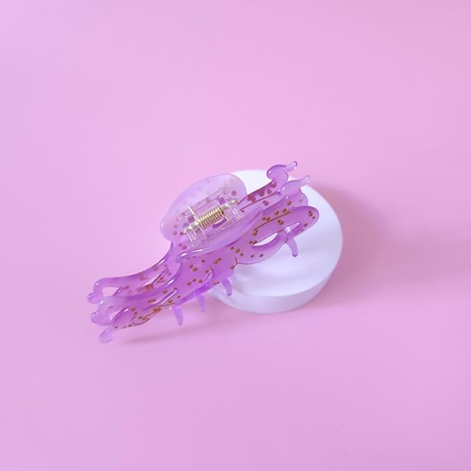 Big Octopus Claw Clip,Sea Creature Claw Clip,Acetate Hair Clips,Big Claw Clips for Women