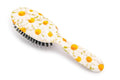 Rock & Ruddle Natural Mixed Boar Bristle Hair Brush for Women and Kids (Small/Travel Size, 17.5cm) - Perfect for Wet or Dry Hair, Detangling Smoothing Blowdrying - Made in UK - Dizzy Daises