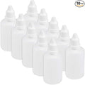 uxcell Plastic Dropper Bottle, 50ml/1.7oz Small Mouth Drop Bottles Empty Squeezable Liquid Dropper Bottle 10pcs