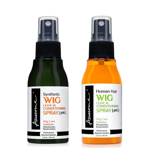 Awesome Wig Leave in Conditioner Spray, Wig Conditioner for Synthetic, 2.3 fl oz(Premium Set of 2)