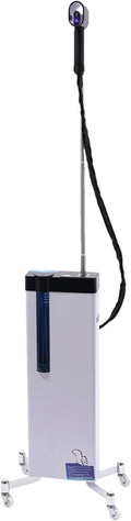 Nano Hair Steamer for Hairdressing Care 3-In-1 Nano Scale Spray Negative Ion Blue Light Intelligent Heating for Hair Scalp Care, 5 Gears, Removable Nozzle, 360° Telescopic Bracket, Height Adjustable