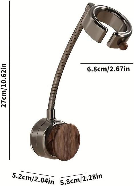 Damage-Free Hair Dryer Holder Wall Mounted - No Drilling Suction Cup Organizer for Bathroom, Universal Fit for Most Blow Dryers