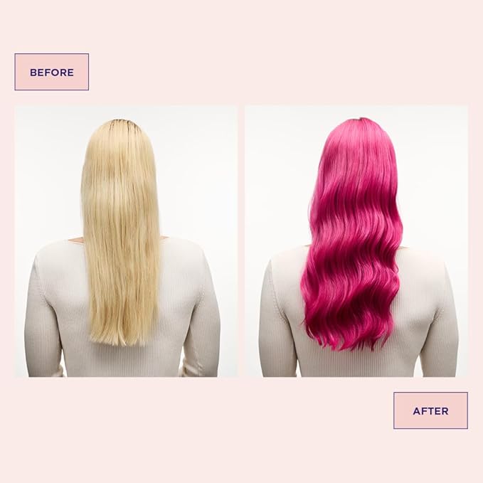 Maria Nila Color Refresh Pink Pop, 10.1 Fl Oz / 300 ml, Pink Color Bomb, Semi-Permanent Pigments, 100% Vegan & Sulfate/Paraben free