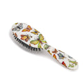 Rock & Ruddle Natural Mixed Boar Bristle Hair Brush for Women and Kids (Small 6.9") - Wet or Dry Hair, Detangling Smoothing Blowdrying - Designed & Made in UK - Butterflies Design