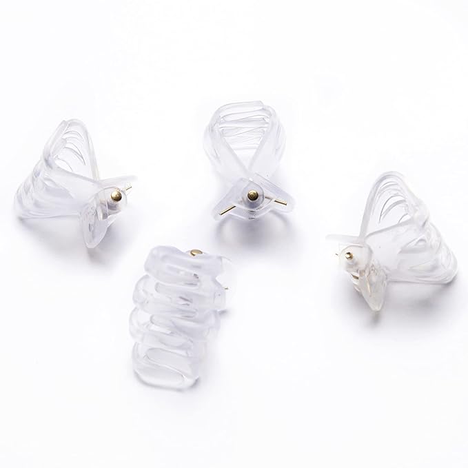 Cobahom 24 Pack Small Hair Claw Clips 1.2 Inch Plastic Hair Clips for Thin Hair No-Slip Mini Hair Clips Hair Styling Accessories for Women and Girls (White)