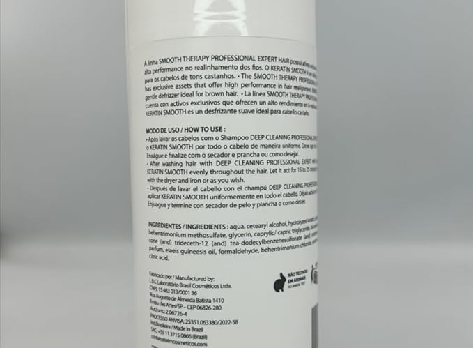 Expert Hair Botox Kit - Anti-Frizz, Thermo-Active, Natural Look, Queratina para El Cabello, 2x 1kg/35.3 oz, For All Hair Types and Textures, Cream, B-tox kit (Smooth + Bio)