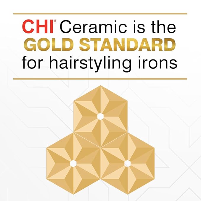CHI Tourmaline Ceramic Series Flat Iron, Hair Straightener For Silky Smooth Hair, Ideal For Straightening Or Curling Hair, 1" Iron, Pure Pink