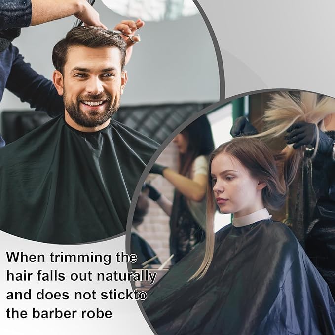 Professional Hair Cutting Cape for Men & Women, Adjustable Waterproof Salon Cape, Barber Tool for Hairdressers & Stylists