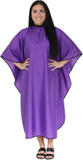 Allegro Combs Cutting Capes Adjustable 46X60 In. One-Size-Fits-All Stainless Steel Snap Buttons