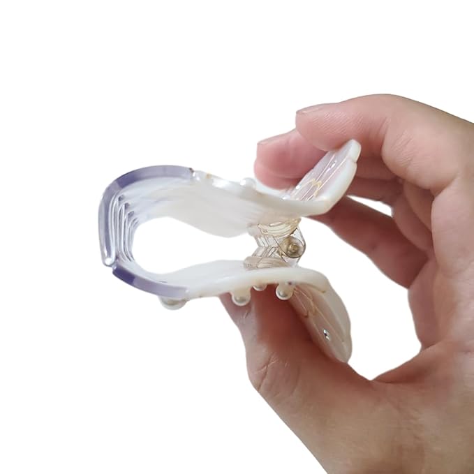 Pearl Mussel Claw Clip,Acetate Hair Clips,Small Claw Clips for Women