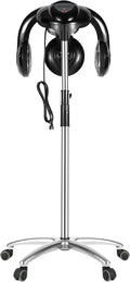 Hair Steamer Professional Hair Salon Steamer,40-70℃/104-158℉,Hair Steamer with Temperature and Time Adjustment (Black 1400w)