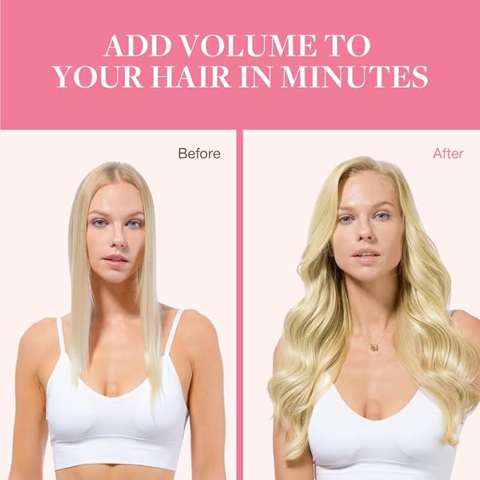 GOO GOO Clip in Hair Extensions Real Human Hair, Remy Human Hair Extensions Clip ins for Women, Natural Human Hair, 16inch 150g 9Pcs, 16/22 Light Blonde Highlighted Golden Blonde