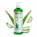 500 ml Pure Aloe Vera Gel for Hair and Skin, Hydrating & Non-Sticky, Soothes Scalp and Skin, No Strong Scent, Lightweight & Fast-Absorbing Pure Aloe Vera Gel for Body, glass bottle.