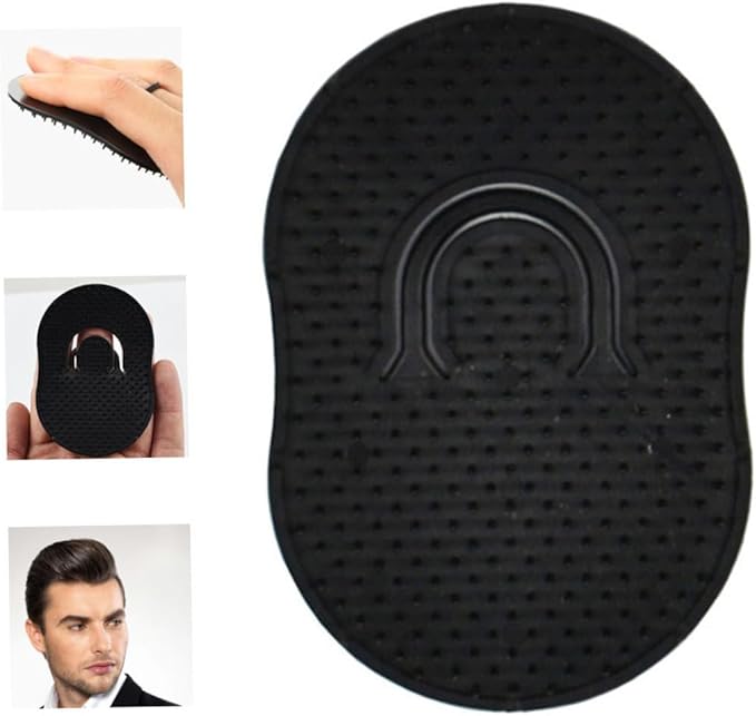 Pocket Palm Combs Soft Portable Shampoo Pocket Combs Massager Hair Brush Comb Black Scalp Massager Brush Comb 12 PCS