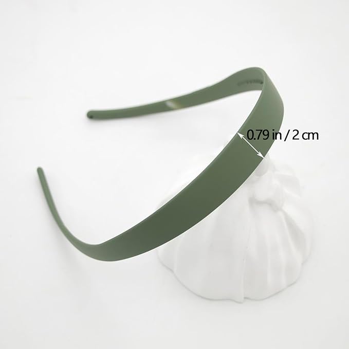 6 Pack Headbands Designed for Eyewear,Flex No Pressure Hairbands for Women Comfortable Plastic Headbands with Teeth-Matte Finish