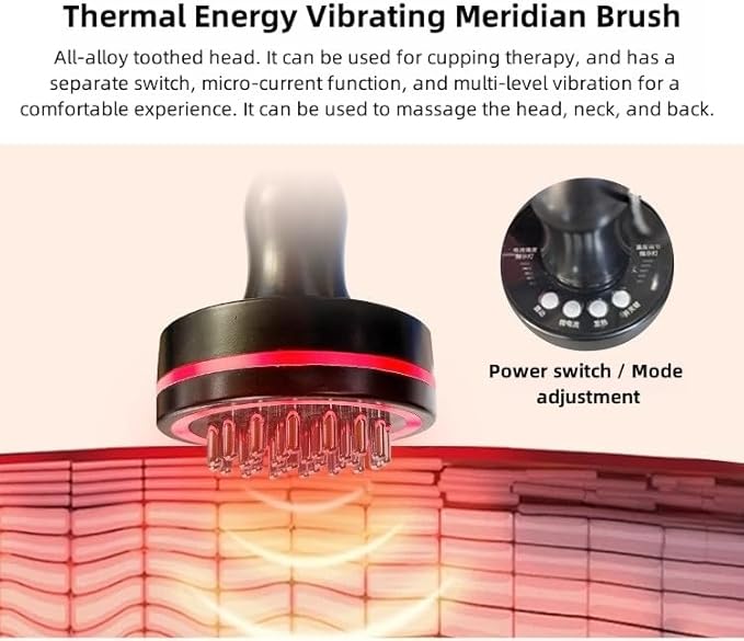Professional Multifunctional Scalp Care Machine with High-Frequency Comb, Nano Mist Spray, HD Scalp Detector, Vibration Massage Brush & Microcurrent Massager for Salon and Home Use