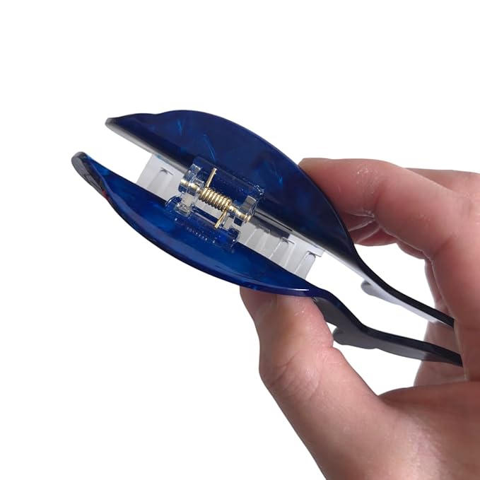 Novelty Blue Whale Hair Clips,Cute Acetate Hair Clip,Big Claw Clips for Women