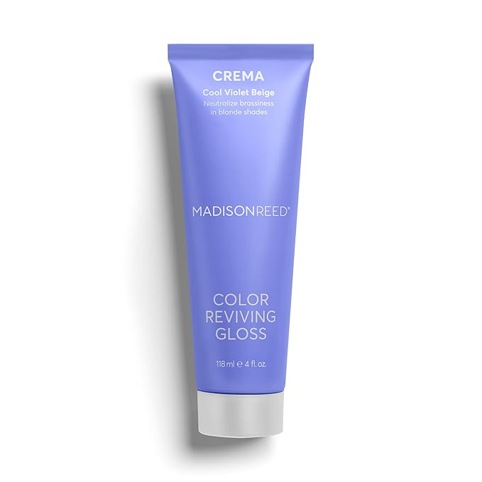 Madison Reed Color Reviving Gloss, Crema - Blonde, Semi-Permanent Hair Dye, Enhances Hair Color & Corrects Tone, Adds Brilliant Shine, Keratin & Argan Oil, 4 Fl Oz (118 mL)