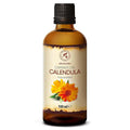 Calendula Oil 3.4 Fl Oz (100ml) - Calendula Officinalis Flower Extract – Infused - Almond Oil Base - 100% Pure & Natural - Marigold Oil – Benefits for Skin, Nails, Hair, Face, Body