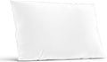 White Silk Pillow Case, Fits Standard Queen Pillow, 100% Mulberry Silk Pillowcase 22mm, 6H High-Grade Fibers, 100% Silk Pillowcase for Healthy Skin & Hair