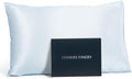 Fishers Finery 19mm 100% Pure Mulberry Silk Pillowcase, Quality Tested (Blue, K)