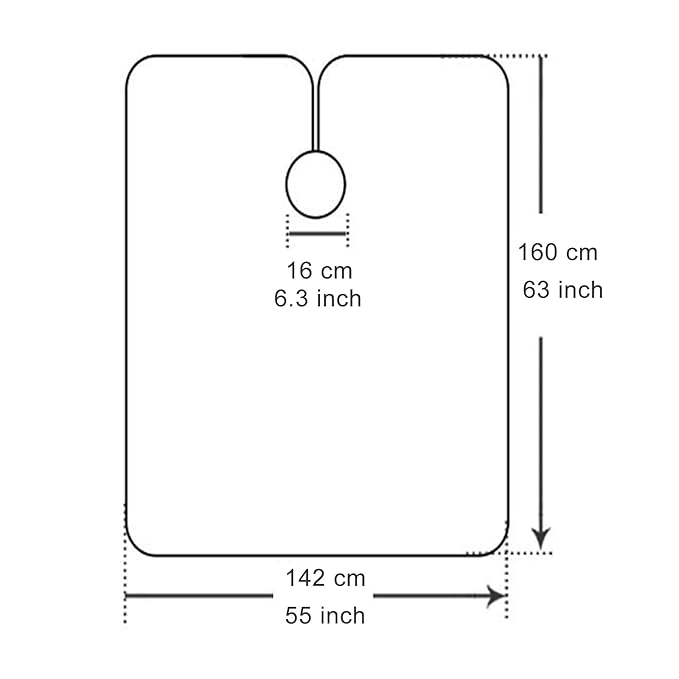 Barber Capes Hair Cutting Capes Salon Stylist Capes with Snaps Waterproof Professional Large Barber Hairdresser Gown Cape- 63”× 56”(SNAKE)