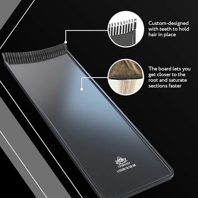 Authentic Cooboard Balayage Board with Teeth | Original Highlighting Paddle from The Maker of Cooboard Hair Highlighting Kit | Easy to Clean, Sturdy, Lightweight (Cooboard Pink)